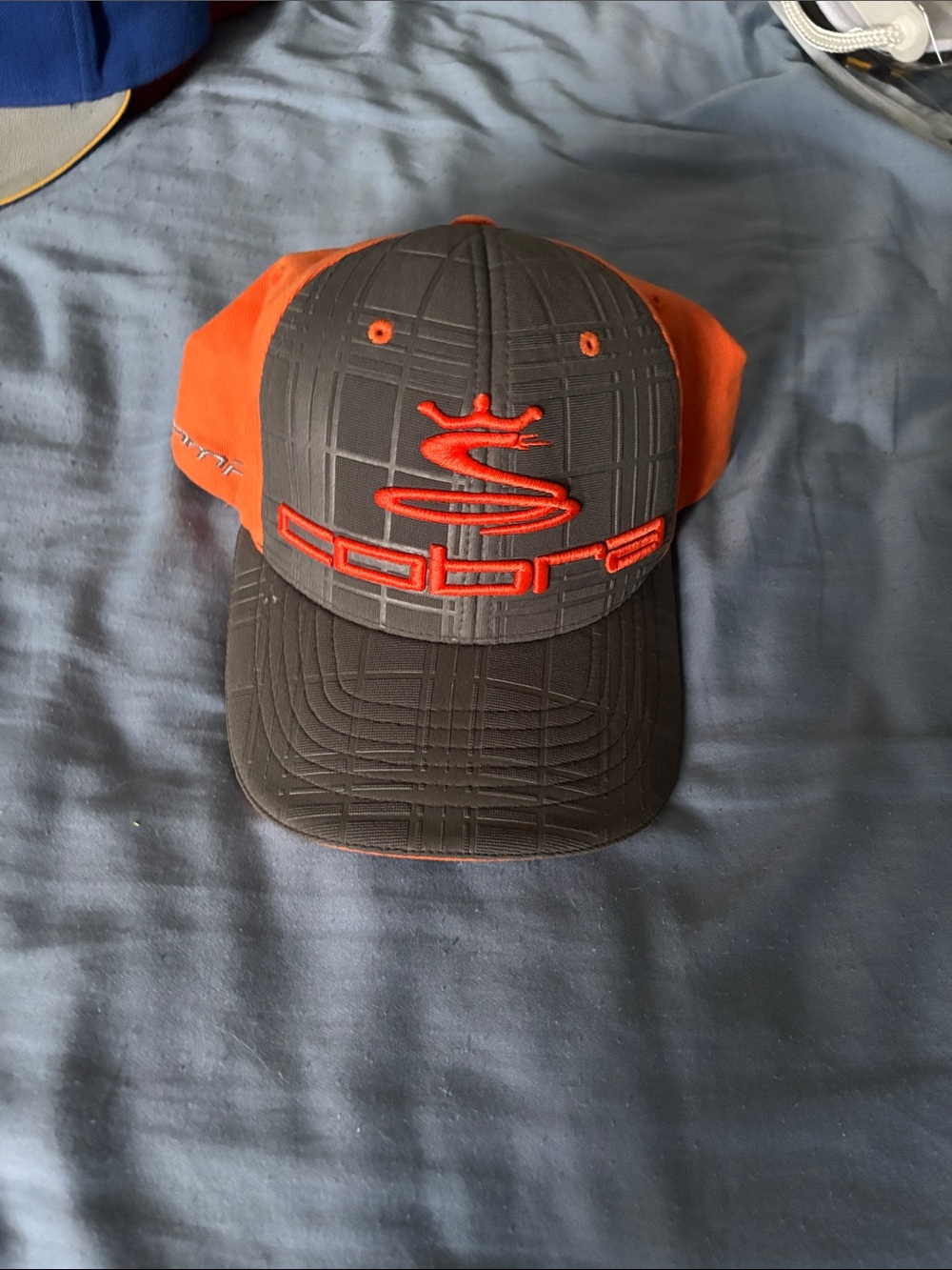 Cobra Men's Gray & Orange Performance Cap